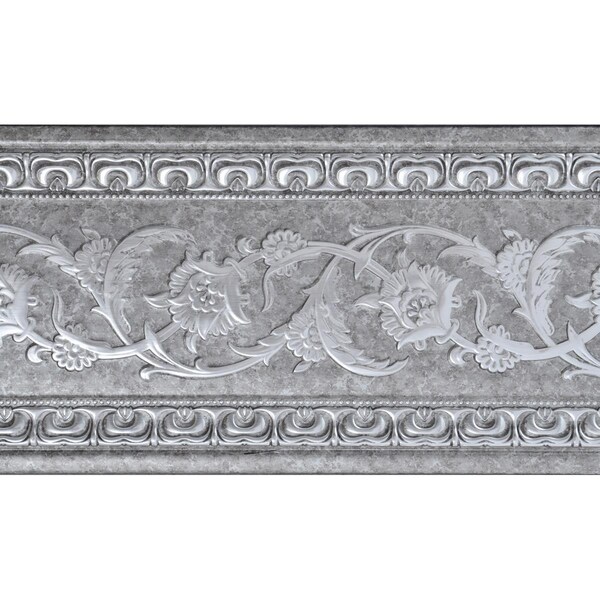 Afd Home 94 in. Chair Rail, Grey with Silver 12019219 - main